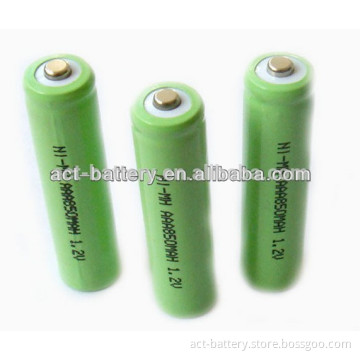 AAA size nimh battery 600mAh/1.2V AAA battery rechargeable battery
